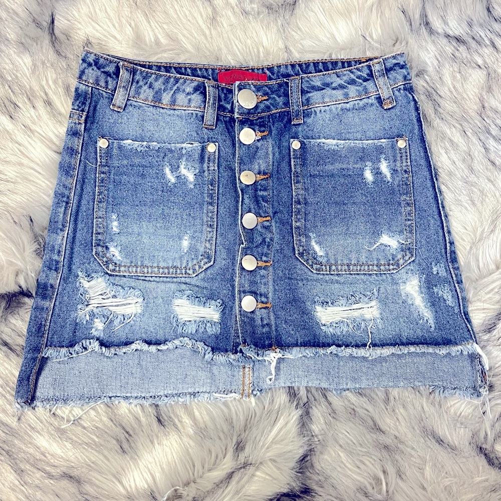 Signature8 Jean Skirt